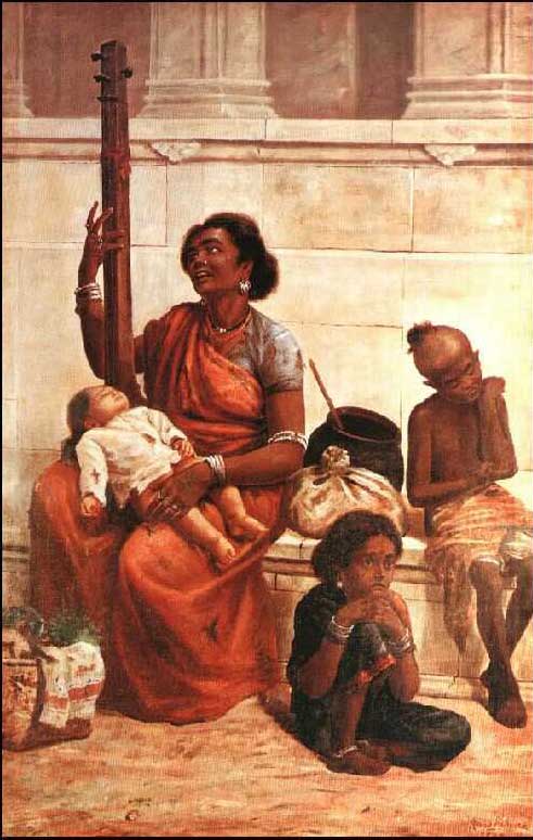 Raja_Ravi_Varma,_Gypsies_(1893)